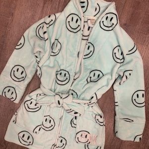 Victoria’s Secret pink smiley face robe